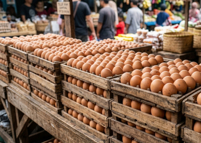 Harga Telur Anjlok Dipicu Minimnya Serapan oleh MBG, ‘Libur Hajatan’ Bulan Suro, dan Libur Sekolah