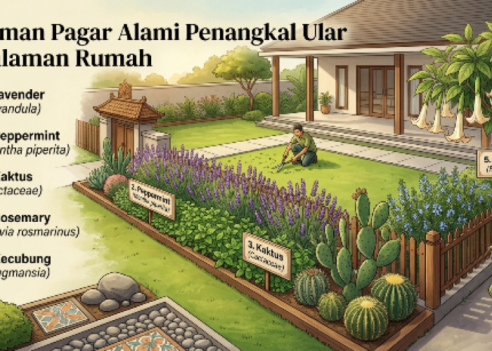 Benteng Hijau Alami: Sulap Halaman Rumah Jadi Indah Bebas Ancaman Ular