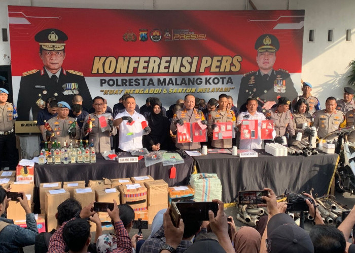 Gangguan Kamtibmas di Kota Malang Anjlok 41,71 Persen sepanjang 2025