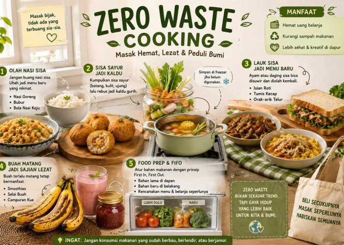 Anak Kos Wajib Tahu! 5 Cara Olah Makanan Sisa agar Hemat dan Tak Jadi Sampah