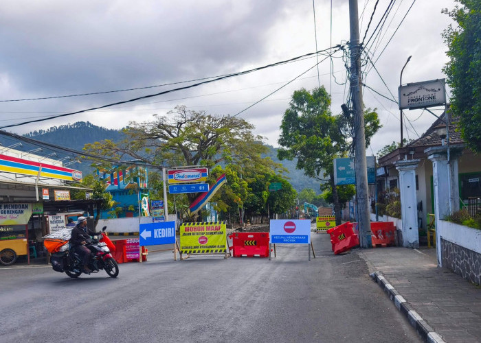 Jalan Hasanudin Kota Batu Ditutup Total 24 Jam, Ini Jalur Alternatif Selama Proyek Simpang Patih