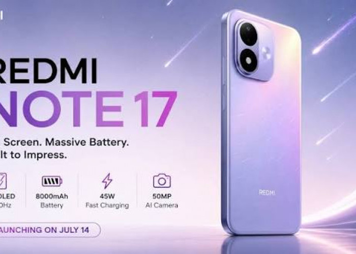 Redmi Note 17 Resmi Hadir, Bawa Layar AMOLED 120Hz dan Baterai 5.000 mAh
