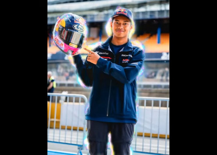 Veda Ega Pratama Cetak Sejarah di Le Mans, Finis P4 saat Hujan dan Naik ke Puncak Rookie