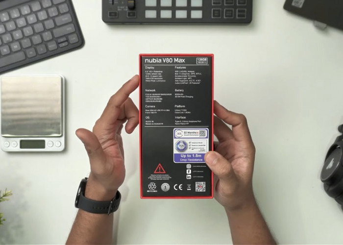 Nubia V80 Max Jadi HP Ojol Rp1 Jutaan Paling Menarik? Baterai 6000 mAh dan GPS Akurat