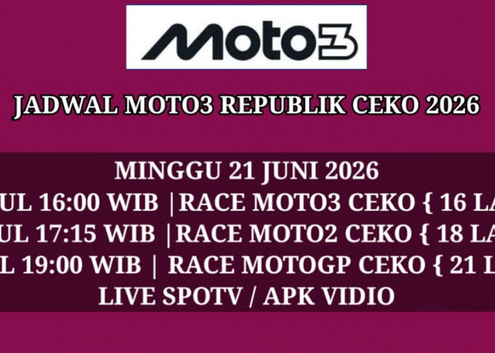 Jadwal MotoGP Ceko 2026: Balapan Kembali Digelar di Brno, Race Utama Mulai 21 Juni