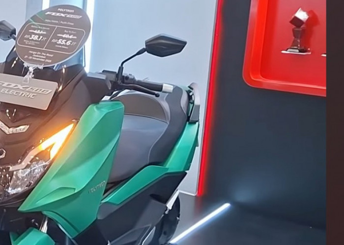 Polytron Fox 500, Motor Listrik Bergaya Maxi Scooter dengan Jarak Tempuh 130 Km