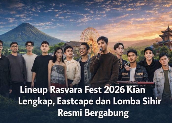Lineup Rasvara Fest 2026 Kian Lengkap, Eastcape dan Lomba Sihir Resmi Bergabung