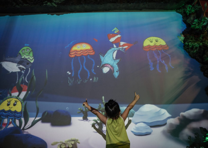 Sketsa Aquarium Jatim Park 3, Wahana Seru Libur Sekolah Anak di Kota Batu