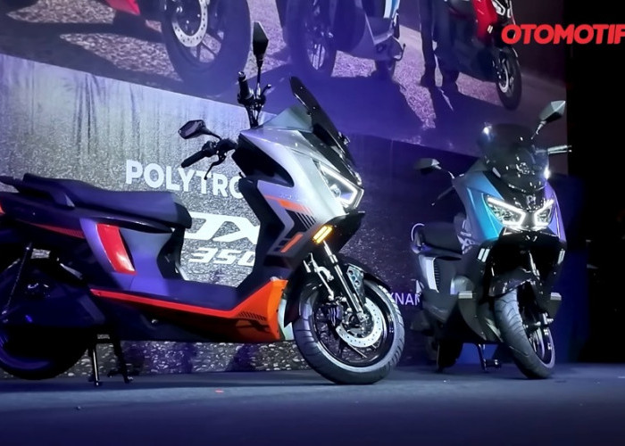 Polytron Fox 350 Resmi Meluncur: Motor Listrik 15 Jutaan Mirip NMAX, Fitur Makin Canggih