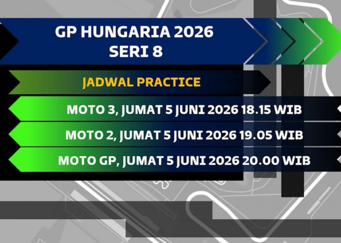 Jadwal MotoGP Hungaria 2026 Lengkap: Race Moto3, Moto2, MotoGP dan Update Klasemen Terbaru