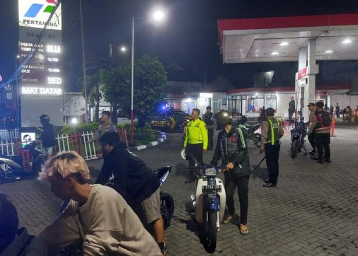 55 Motor Balap Liar dan Knalpot Brong Disita, Pemilik Harus Dorong Motor Sendiri ke Mapolresta Malang Kota