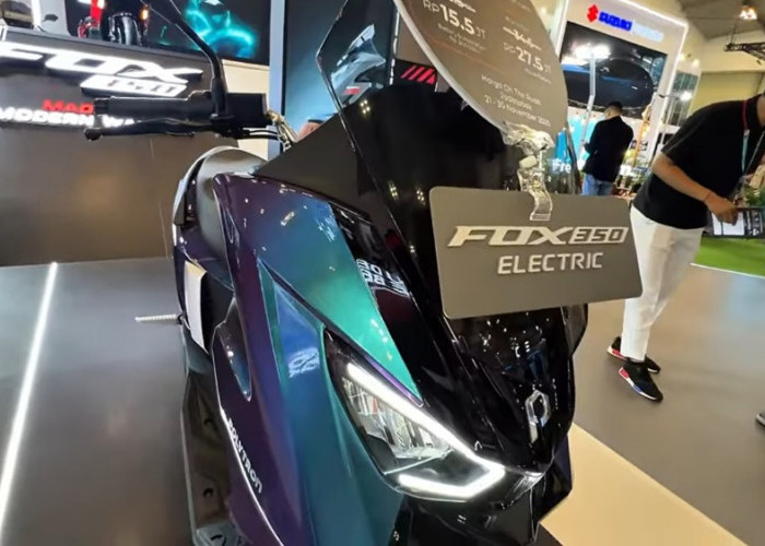 Polytron Fox 350 Motor Listrik 2026 Bikin Geger! Desain Mewah, Cruise Mode & Jarak 130 Km
