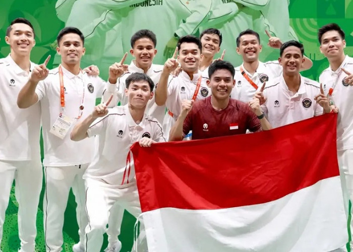Tim Bulu Tangkis Putra Indonesia Menang, China Takluk 3-2 di Final Asian Games 2026