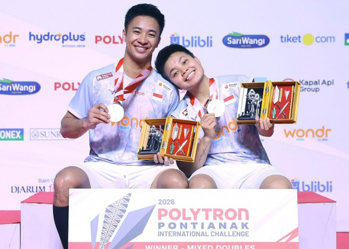 Gelar Pertama Dejan Apriani sebagai Pasangan Baru, Juara Polytron Pontianak IC 2026