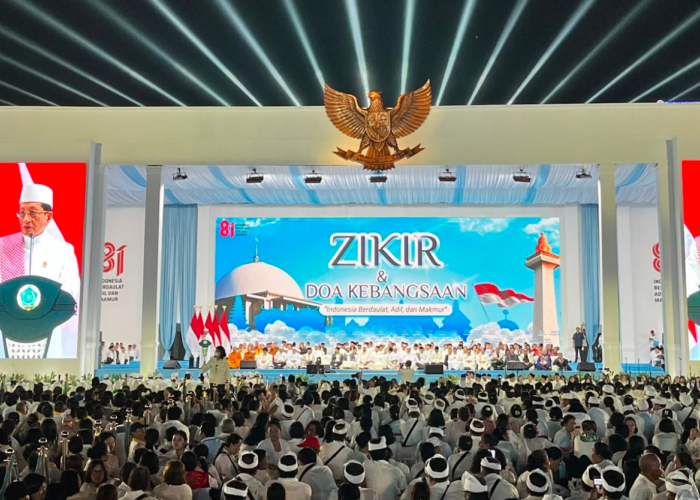 Menag: Indonesia Punya Modal Besar Jadi Episentrum Peradaban Dunia, Zikir Kebangsaan Satukan 100 Ribu Jemaah