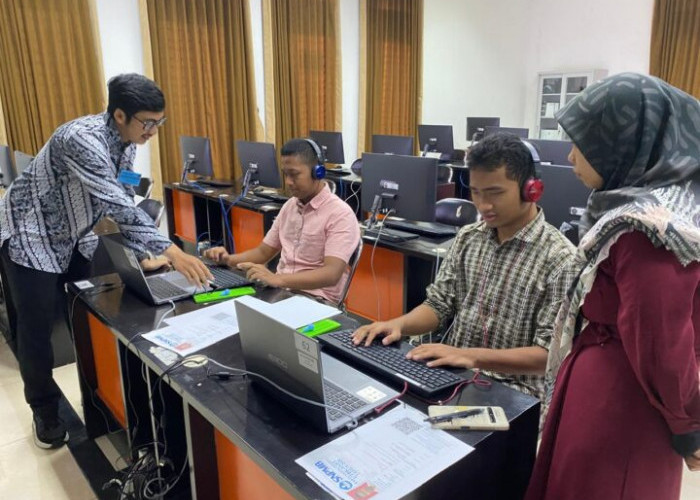 Peserta Difabel Ikuti UTBK di UB Secara Mandiri Berkat Fasilitas Inklusif
