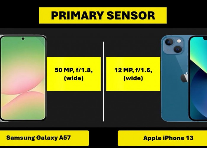 Samsung Galaxy A57 vs iPhone 13, Duel HP Rp7 Jutaan: Spek A57 Unggul, Tapi iPhone Masih Menang di Sini