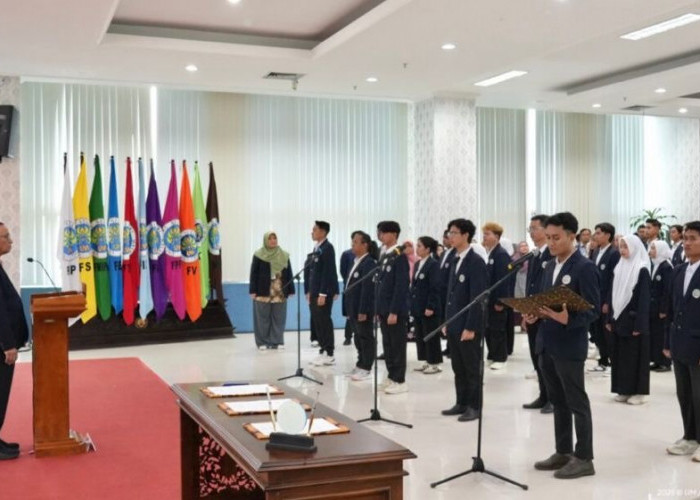UM Resmi Lantik Pengurus BEM, DPM, dan 44 UKM Periode 2026