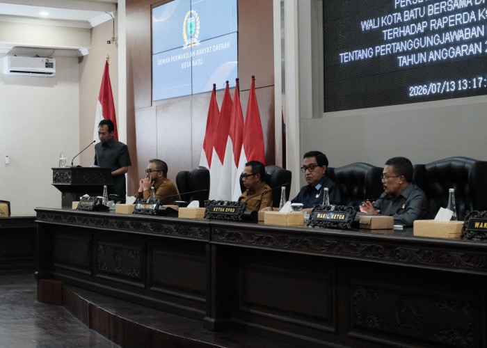 Pemkot dan DPRD Kota Batu Sepakati Raperda Pertanggungjawaban APBD TA 2025 dengan Sejumlah Catatan