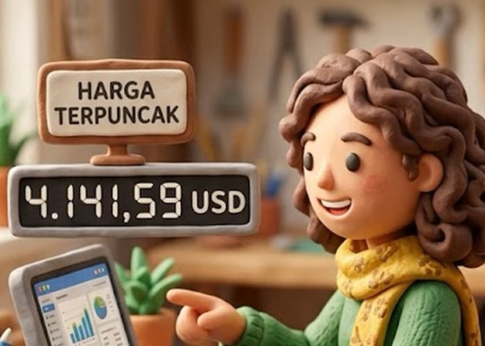 Harga Emas Dunia Sentuh Level Tertinggi Dua Pekan, Tembus USD 4.141 per Ons, Ini Pemicunya