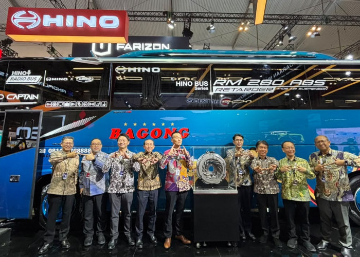 Hino Bus RM 280 ABS Retarder Meluncur di GIIAS 2026, Bawa Teknologi Baru untuk Transportasi Aman