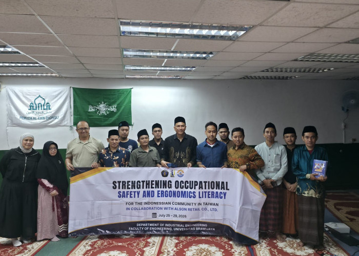 Departemen Teknik Industri FT-UB Perkuat Literasi Keselamatan dan Ergonomi Kerja Komunitas Indonesia di Taiwan