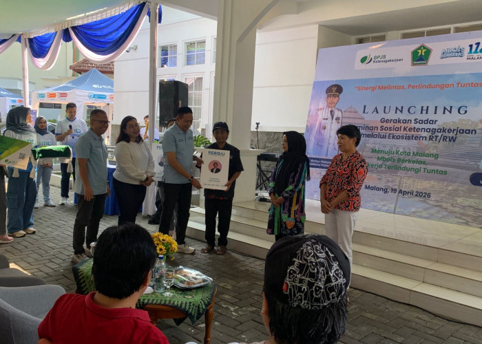 Wali Kota Malang Tancap Gas, Gerakan Jaminan Sosial Berbasis RT/RW Diluncurkan, Ribuan Pekerja Terlindungi