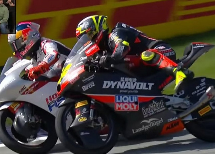 Tak Ada Kontak, Veda Ega Pratama Tetap Kena Penalti Moto3 Austria