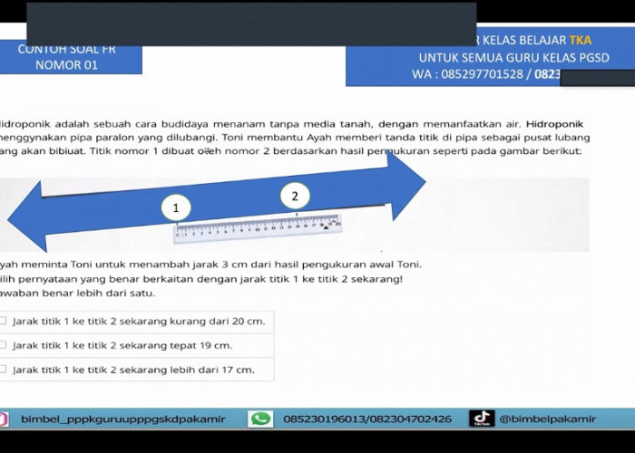 Latihan Soal TKA SD Matematika Viral di YouTube, Pak Amir Bongkar Prediksi Soal yang Disebut Mirip Ujian Asli