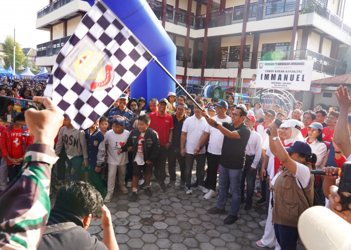 Ribuan Warga Ramaikan HUT ke-30 BKSG di Sekolah Immanuel dengan Senam, Jalan Sehat, dan Bazar UMKM