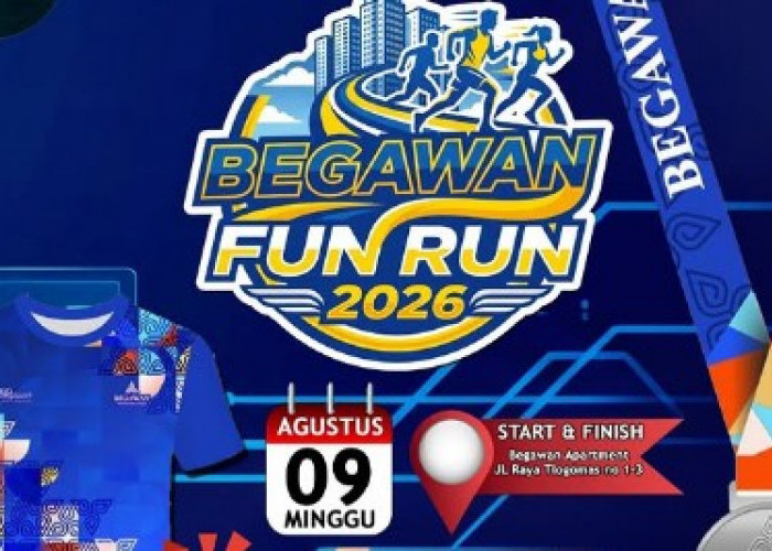 Begawan Fun Run 2026 Hadir di Malang, Daftar Rp150 Ribu Sudah Dapat Jersey, Medali, dan BIB