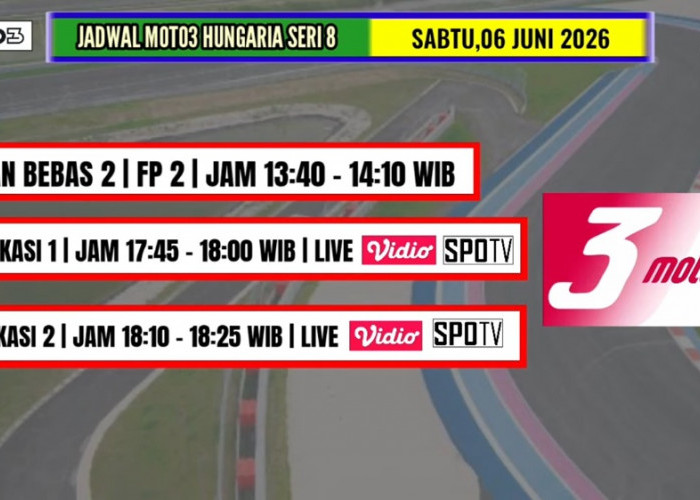 Hasil Moto3 Hungaria 2026: Veda Ega Pratama P2, Langsung Lolos Q2 dan Tempel Maximo Quiles