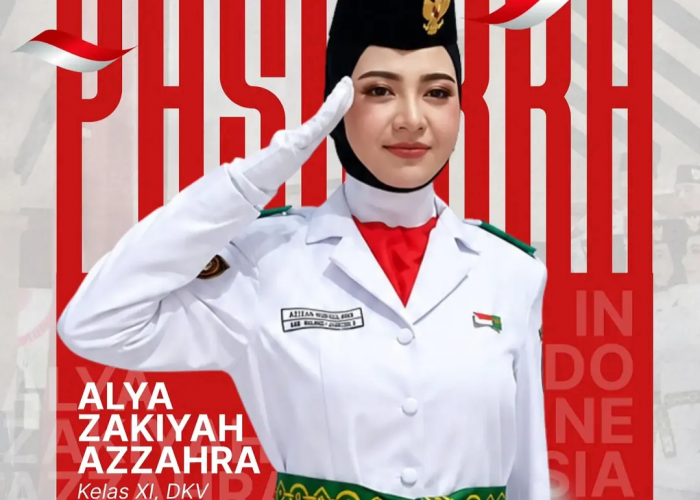 Siswi SMK Pondok Pesantren Modern Al-Rifa’ie Terpilih Jadi Paskibraka HUT RI ke-81 Kabupaten Malang
