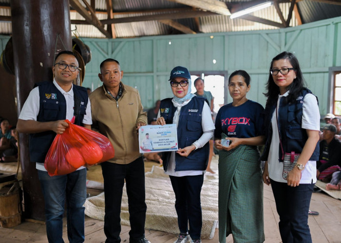 Pupuk Indonesia dan Relawan BUMN Salurkan Bantuan untuk Warga Terdampak Gempa Ruteng