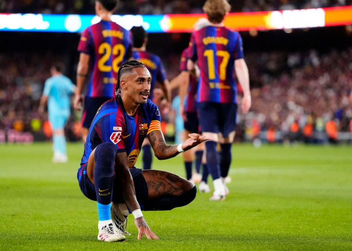 Raphinha Jadi Mesin Gol Barcelona, 8 Gol dalam 5 Laga Buka Musim Sempurna