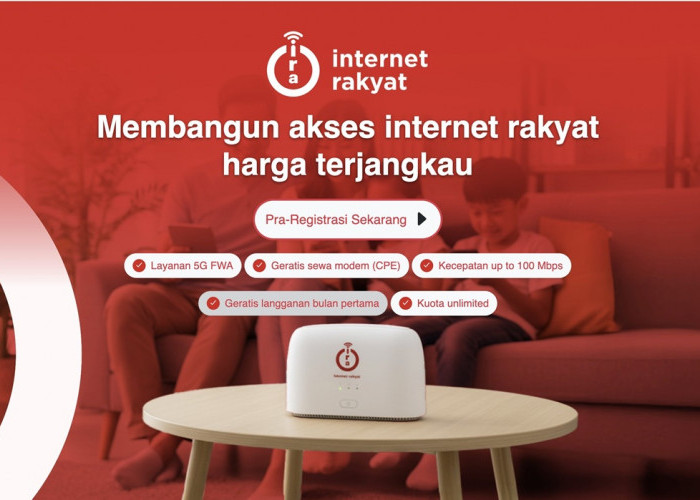 Cara Daftar Internet Rakyat Rp100 Ribu per Bulan yang Baru Diluncurkan Pemerintah 