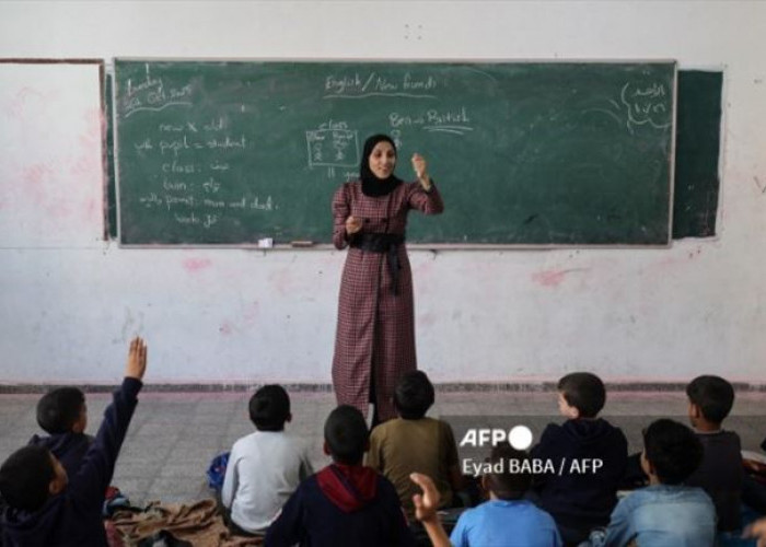 Anak-Anak Gaza Kembali ke Sekolah Setelah Dua Tahun Perang dan Hidup di Pengungsian