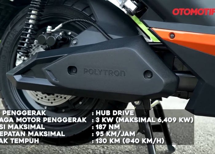 Polytron Fox 350 Bikin Geger! Motor Listrik Rp15 Jutaan Ini Bisa Tembus 136 Km