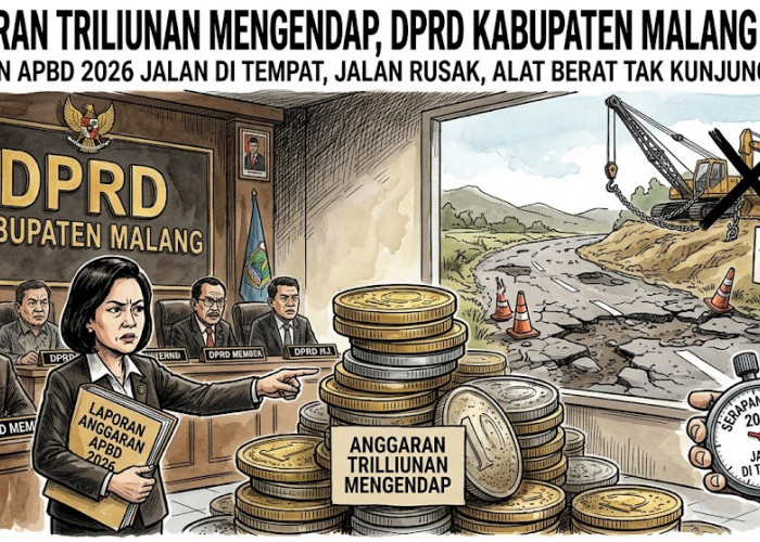 DPRD Kabupaten Malang Geram Serapan APBD 2026 unutk Infrastruktur Mandek, padahal Banyak Jalan Rusak