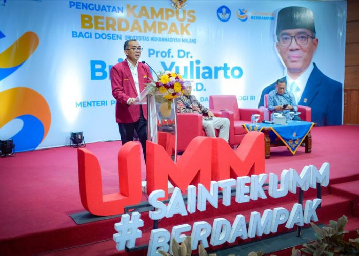 Menteri Pendidikan Tinggi Berharap UMM jadi  Kampus yang Ubah Kebuntuan Riset