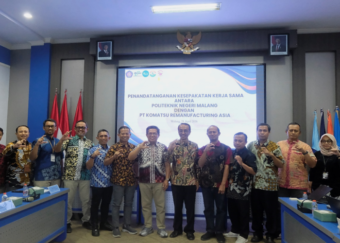 Polinema Perkuat Kemitraan Industri Melalui Kerja Sama dengan PT Komatsu Remanufacturing Asia