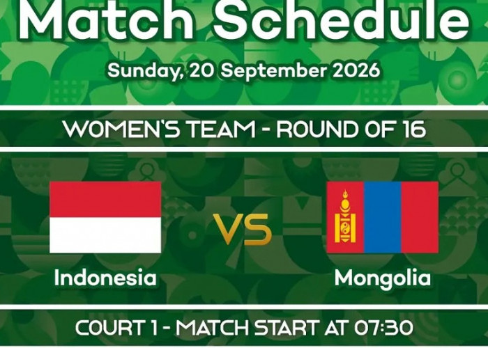 Badminton Asian Games 2026: Indonesia Hadapi Mongolia di 16 Besar Beregu Putri