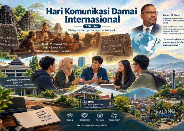 Hari Komunikasi Damai 7 Oktober: Dari Ruben M West hingga Jejak Musyawarah Jawa Kuno di Malang