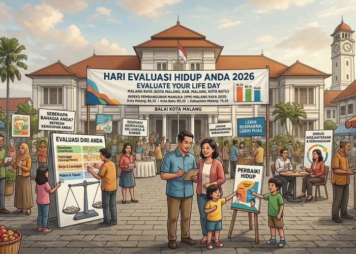 Hari Evaluasi Hidup Anda, Sudahkah Warga Malang Raya Bahagia?
