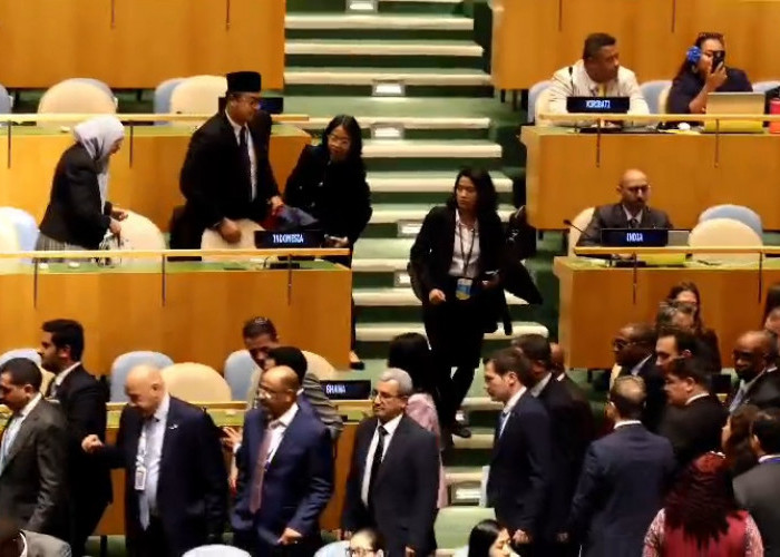 Indonesia Walk Out dari Sidang PBB saat Netanyahu Berpidato, Puluhan Delegasi Ikut Keluar