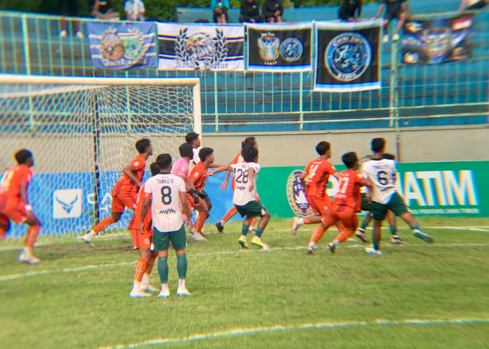 Persikoba Awali Laga Babak 16 Besar dengan Menang 2-1 atas Triple's Kediri 