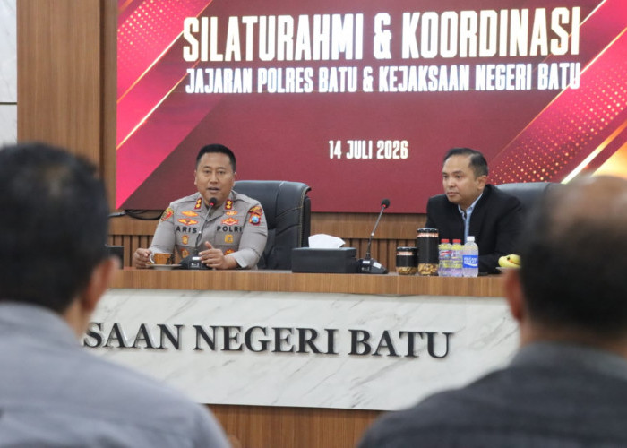 Kapolres Baru Batu Silaturahmi ke Kejari, Bahas Sinergitas Proses Hukum