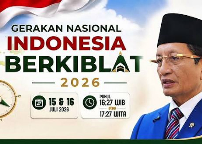 Gerakan Nasional Indonesia Berkiblat Digelar 15-16 Juli 2026, Ini Cara Cek Arah Kiblat yang Akurat