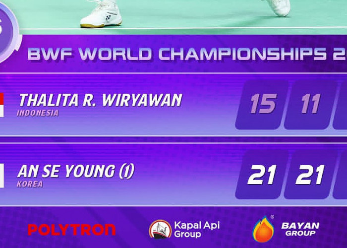BWF World Championship 2026: Talita Ramadhani Tersingkir, An Se-young Terlalu Tangguh