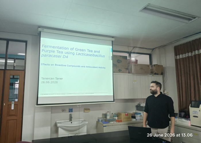 Mahasiswa FH Aachen Jerman Riset Fermentasi Teh di UB, Perkuat Kolaborasi Internasional Bidang Bioteknologi